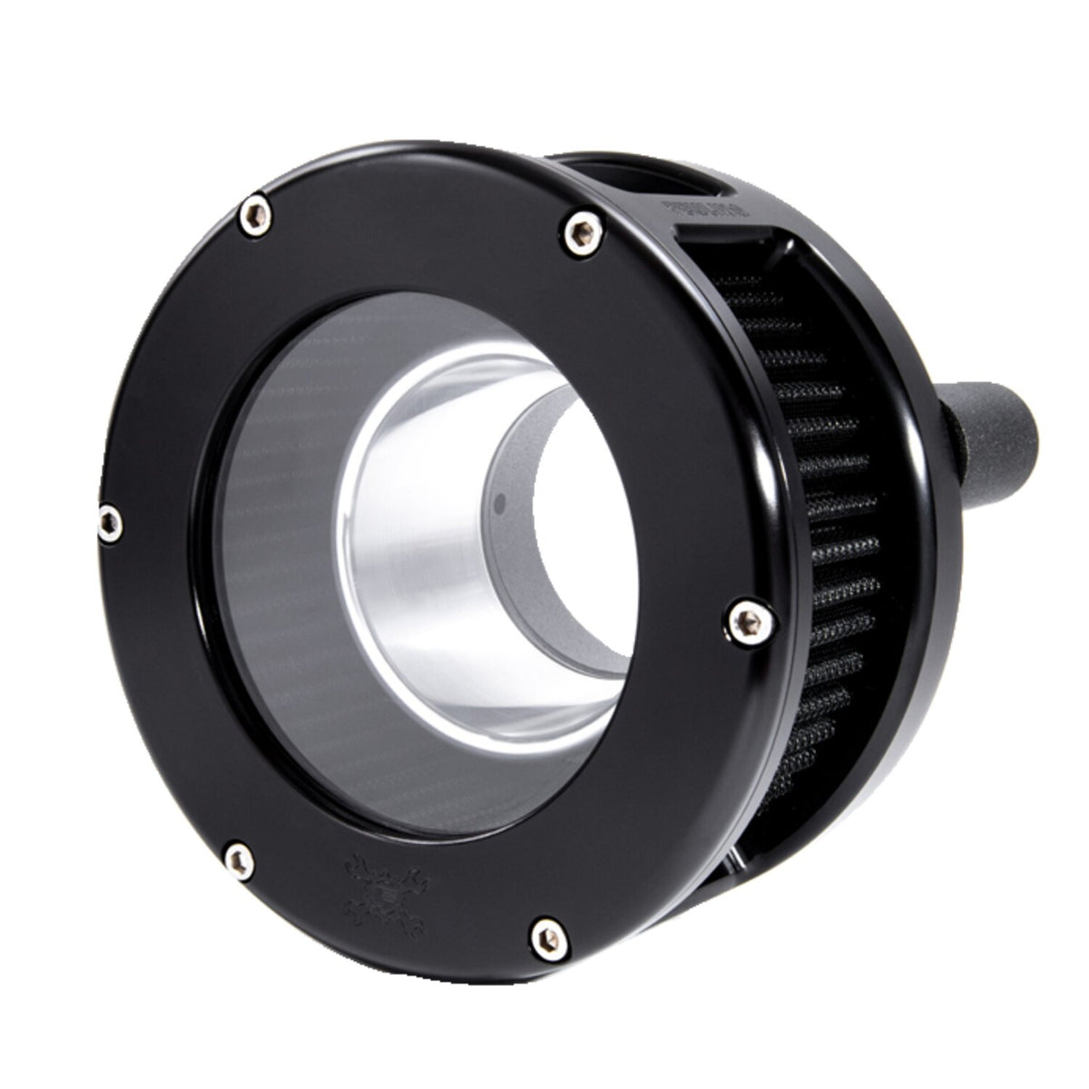 Feuling BA air cleaner - Black - Black filter - Clear cover