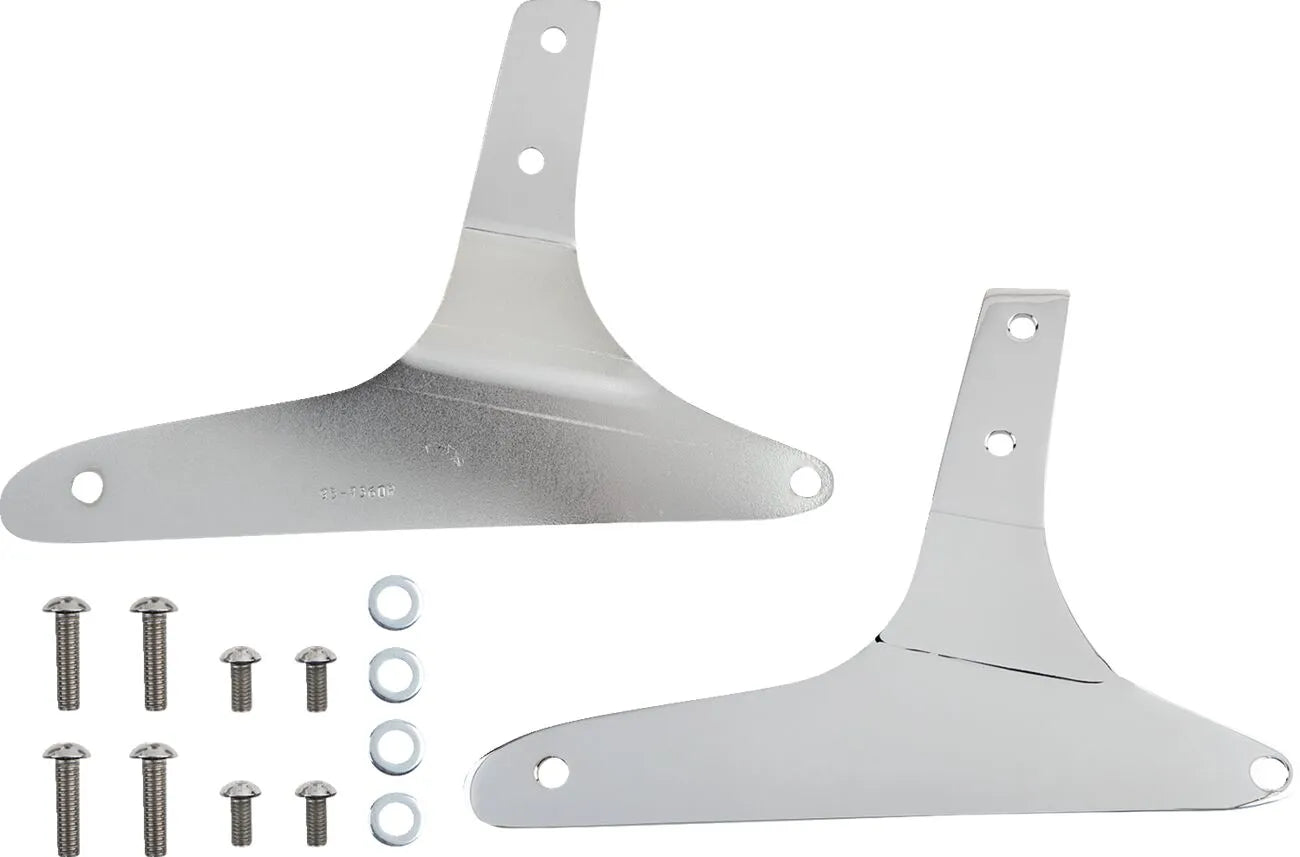 Cobra Square Sissy Bar - Chrome