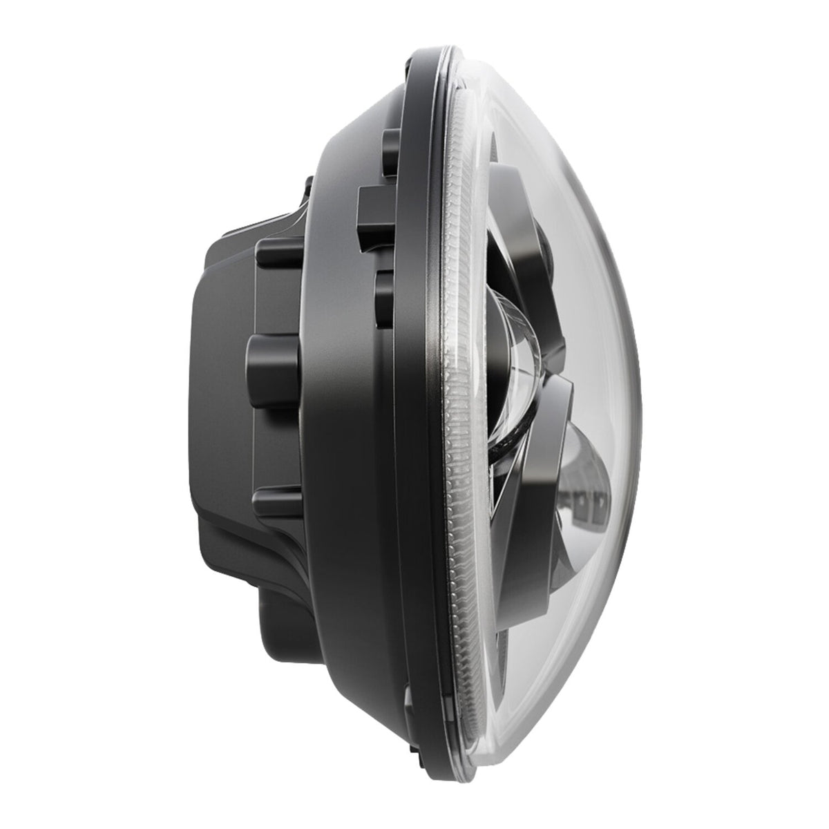 MCS Bright 7" Doubler LED headlamp unit - Black