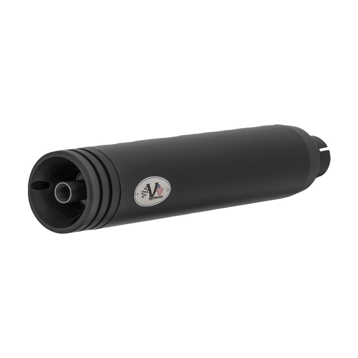 V Performance Double Ring 80mm slip-on muffler set - Black