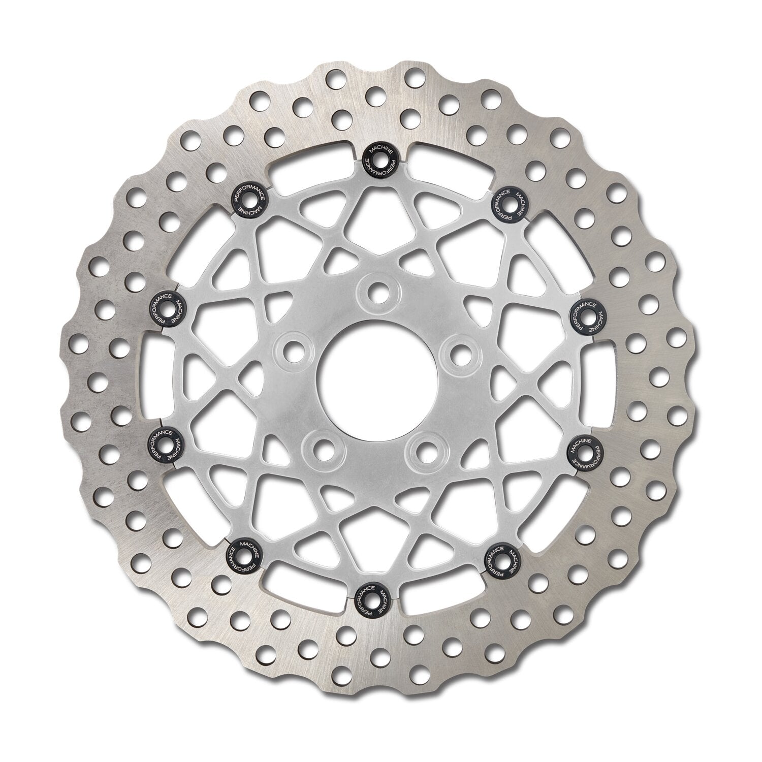 Performance Machine Speedstar Race Series 320mm Front Brake Rotor - Chrome
