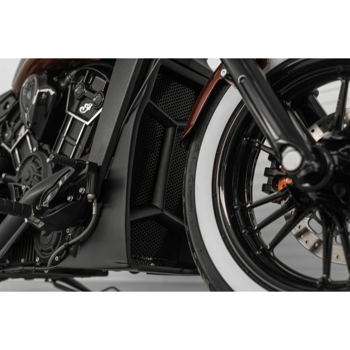 Killer Custom Apache Series Radiator Cover - Black