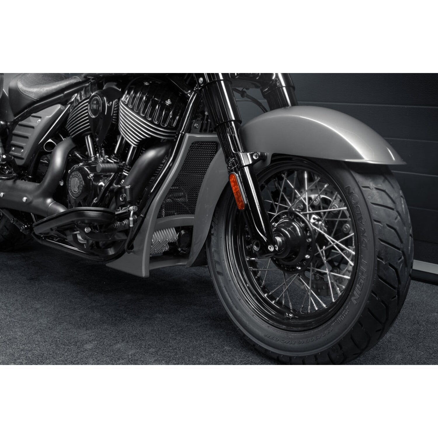 Killer Custom Apache Series Radiator Cover - Black