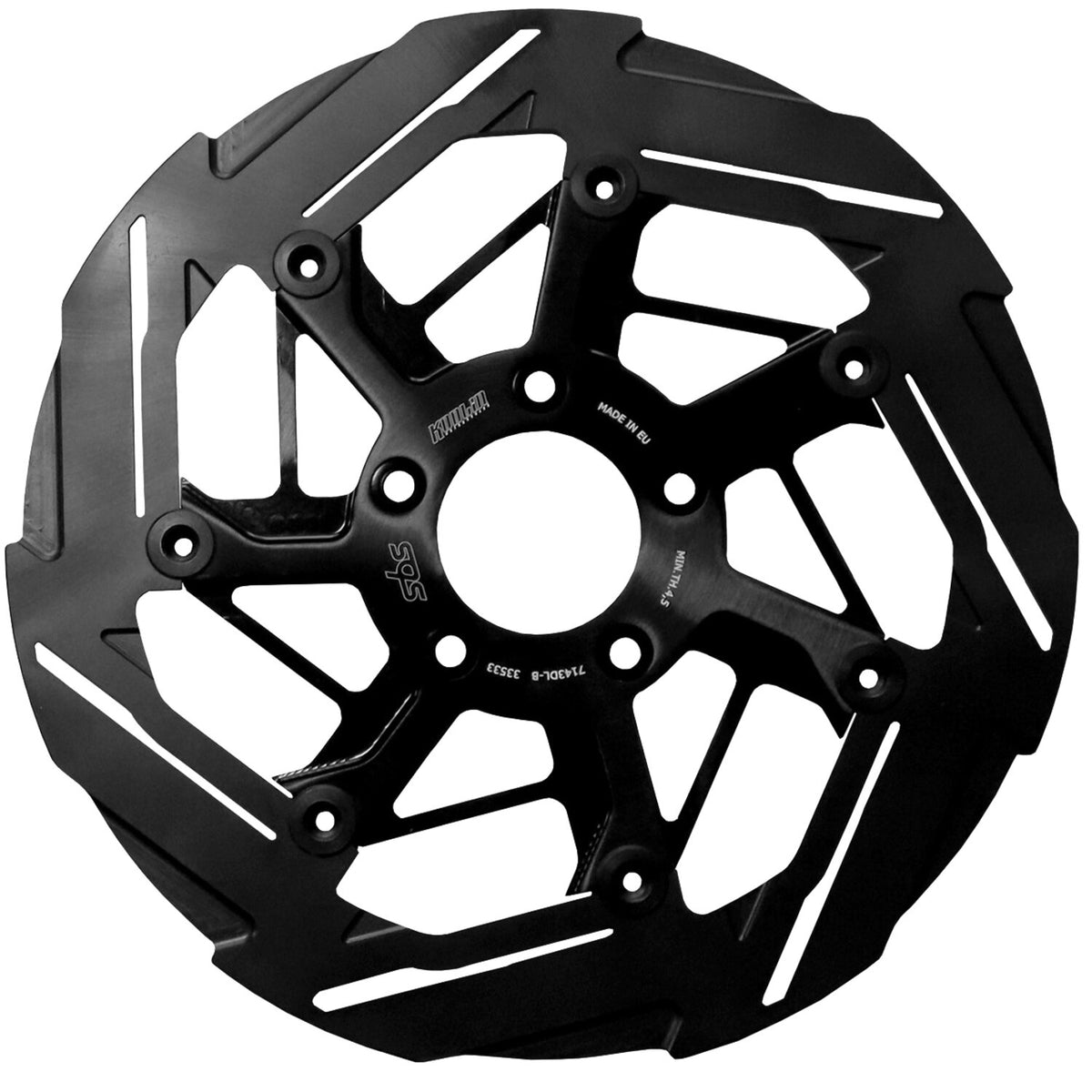 Kodlin by SBS '7-spoke' brake rotor front left - Black
