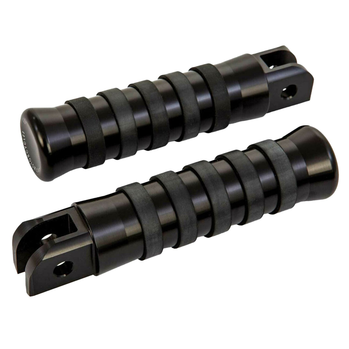 Rick's Motorcycles rider foot pegs O-ring style - Black