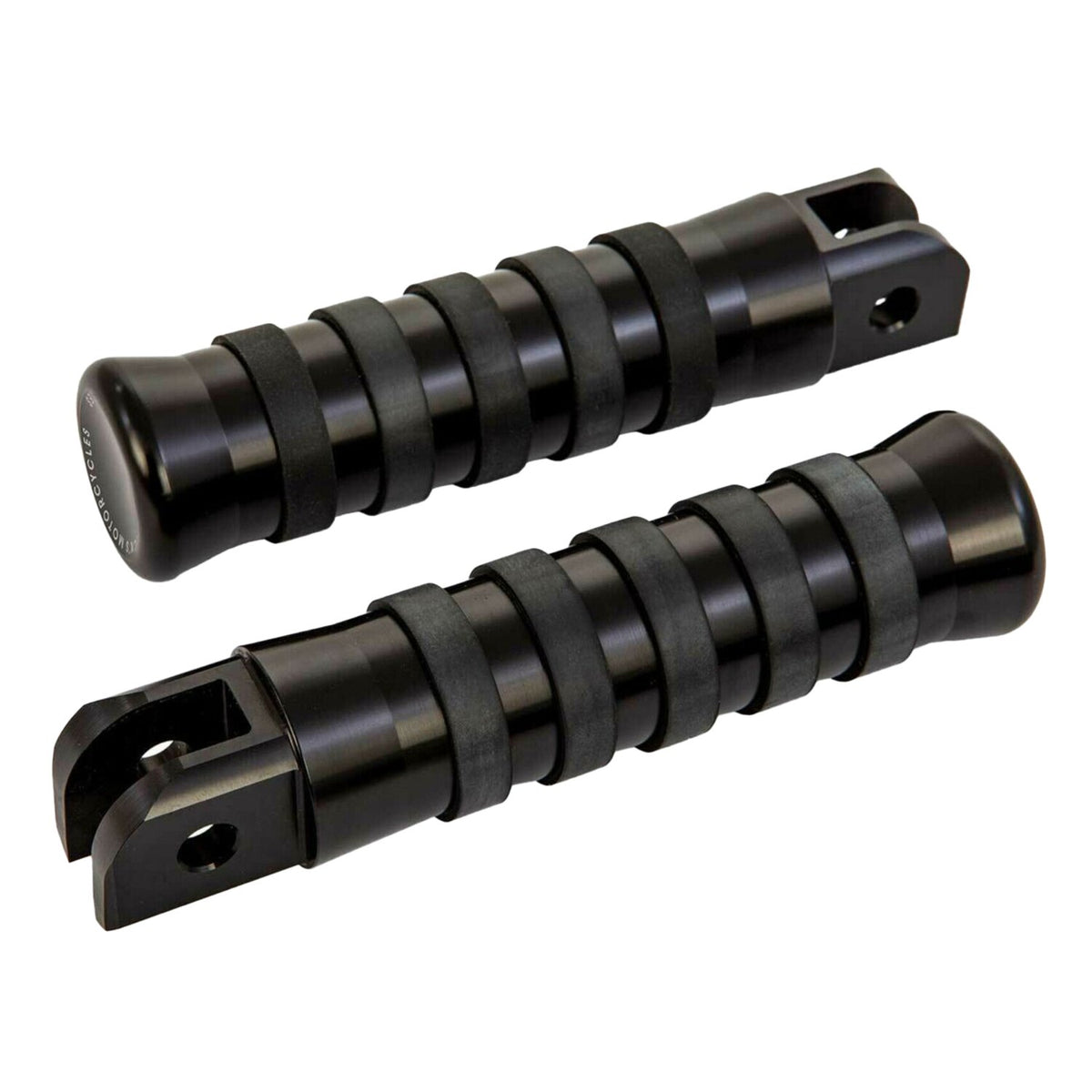 Rick's Motorcycles rider foot pegs O-ring style - Black
