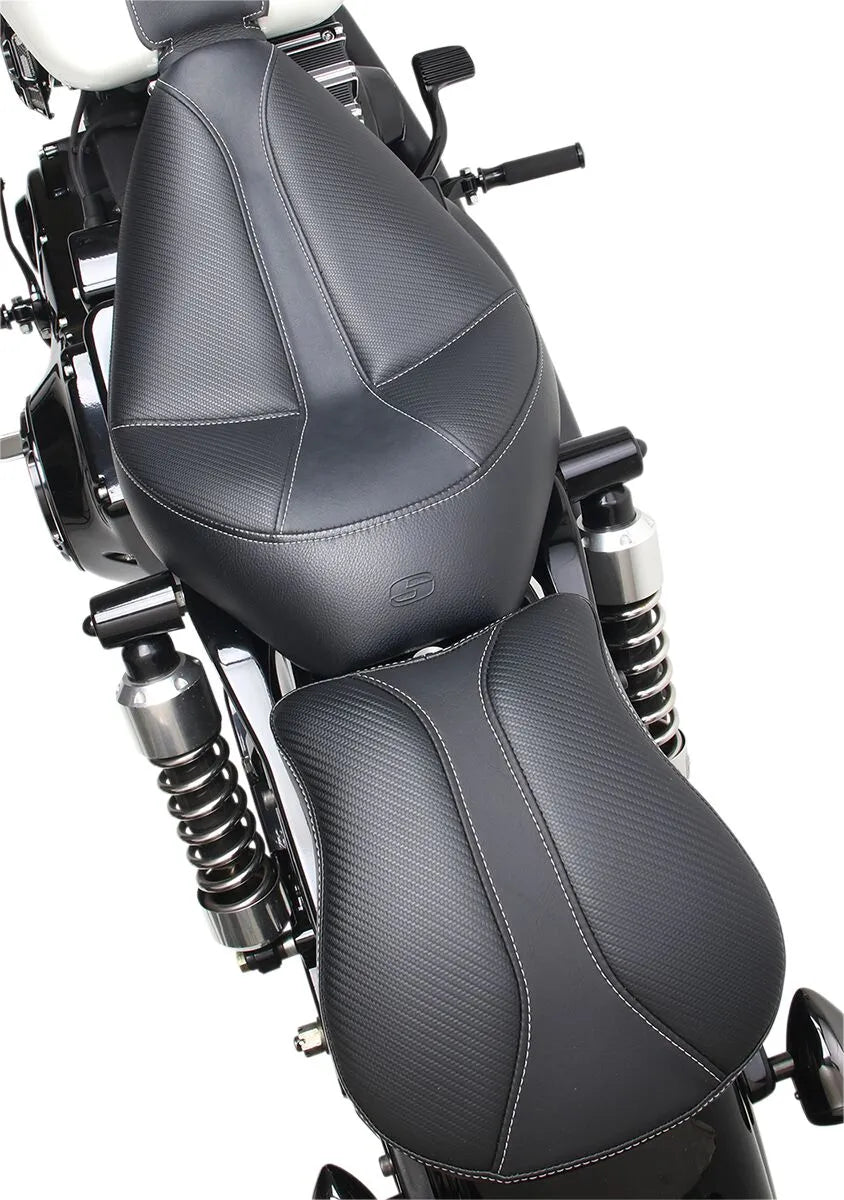 Saddlemen Detachable Pillion Pad - Black Vinyl