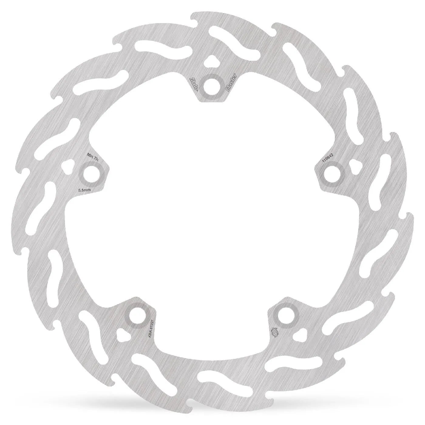 Moto-master Flame Series Fixed Brake Rotor - Rear