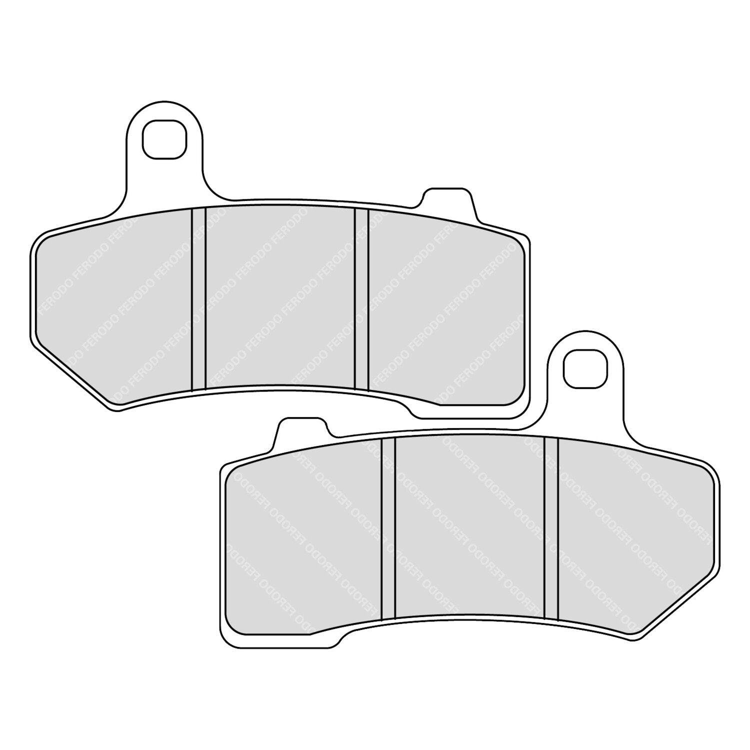 Ferodo brake pads - Sintered ST-compound