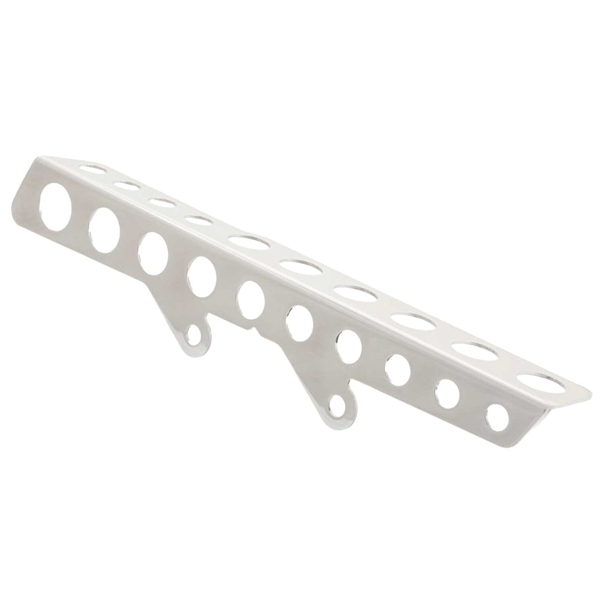 Rick's Motorcycles belt guard Round holes - Polished