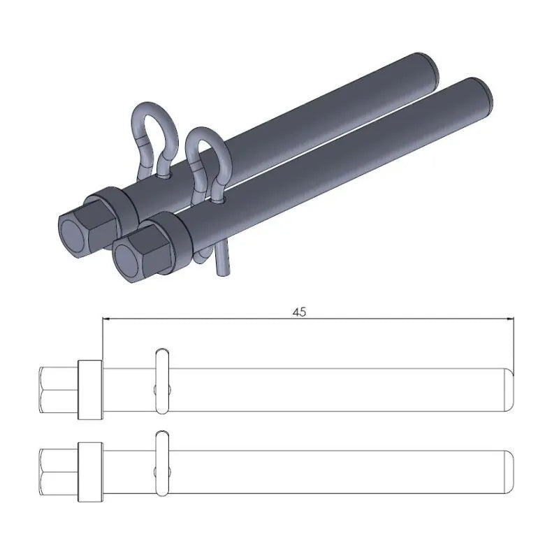 Moto-master Caliper Pins For Front/rear