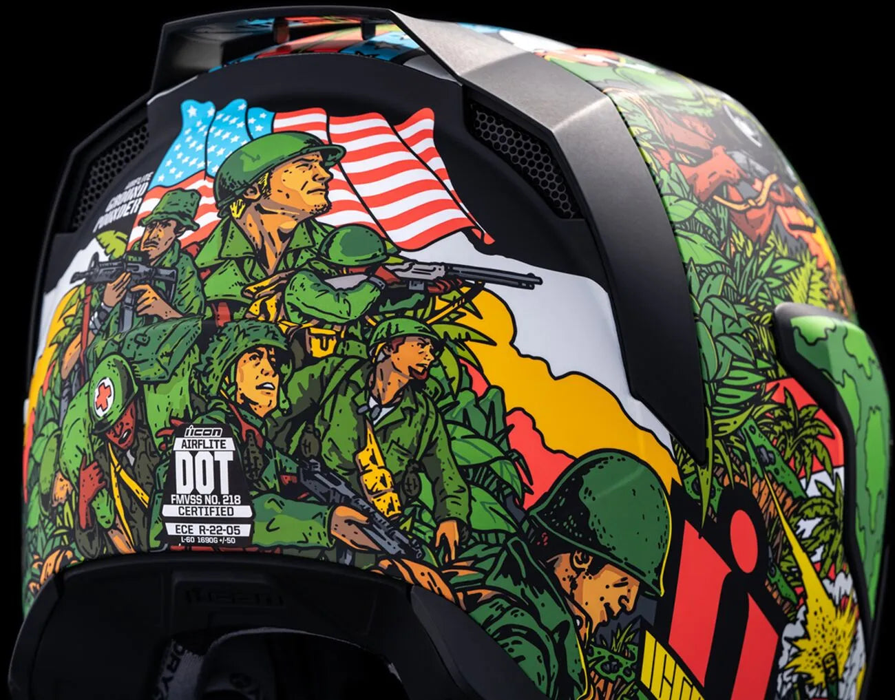 Icon Airflite Gp23 Helmet - Full Face Motorcycle Helmet