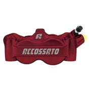 Accossato 100mm Monoblock radial brake caliper right - Red