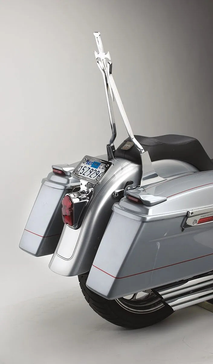 Cycle Visions Daggertude Sissy Bar - Chrome, 18"