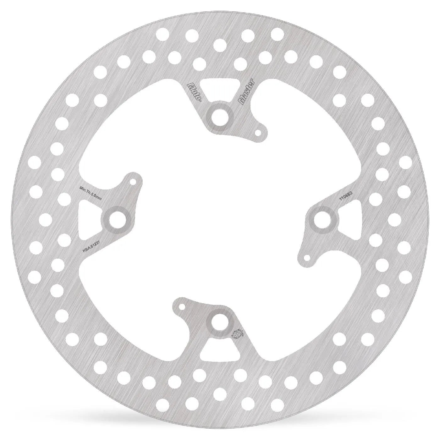 Moto-master Halo Series Rear Brake Rotor - Stainless Steel - Rear