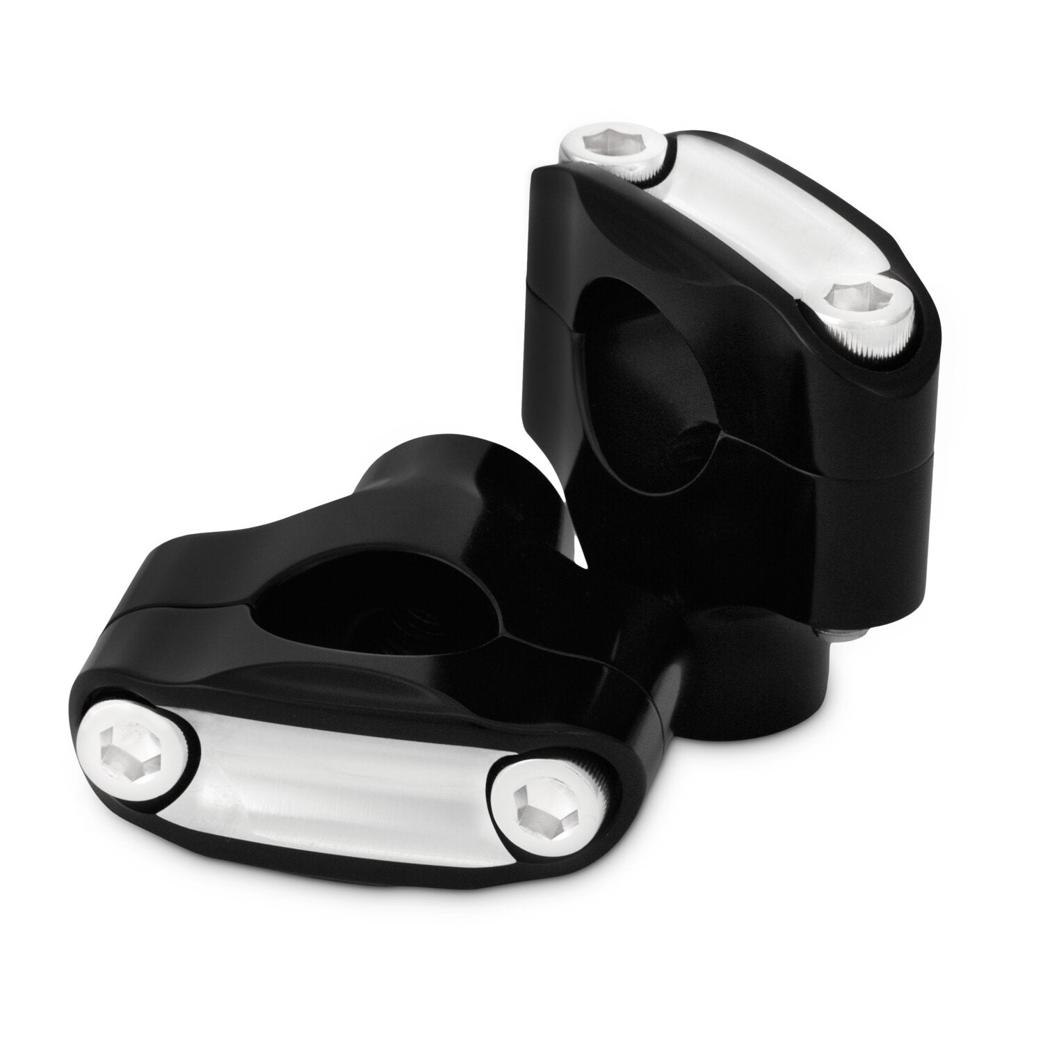 Burly Reaper riser kit - 1.5" high - 4-bolt 2-piece - Black CM
