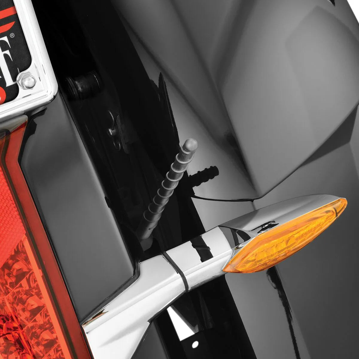 Show Chrome Short Spiral Antenna - 7.5 Inch