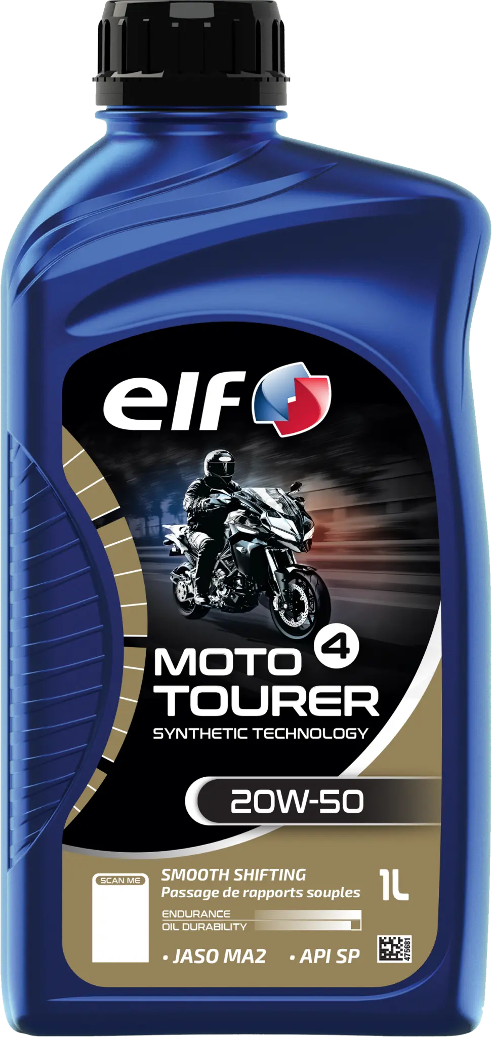 ELF Moto 4 Tourer Engine Oil 20W-50 1L