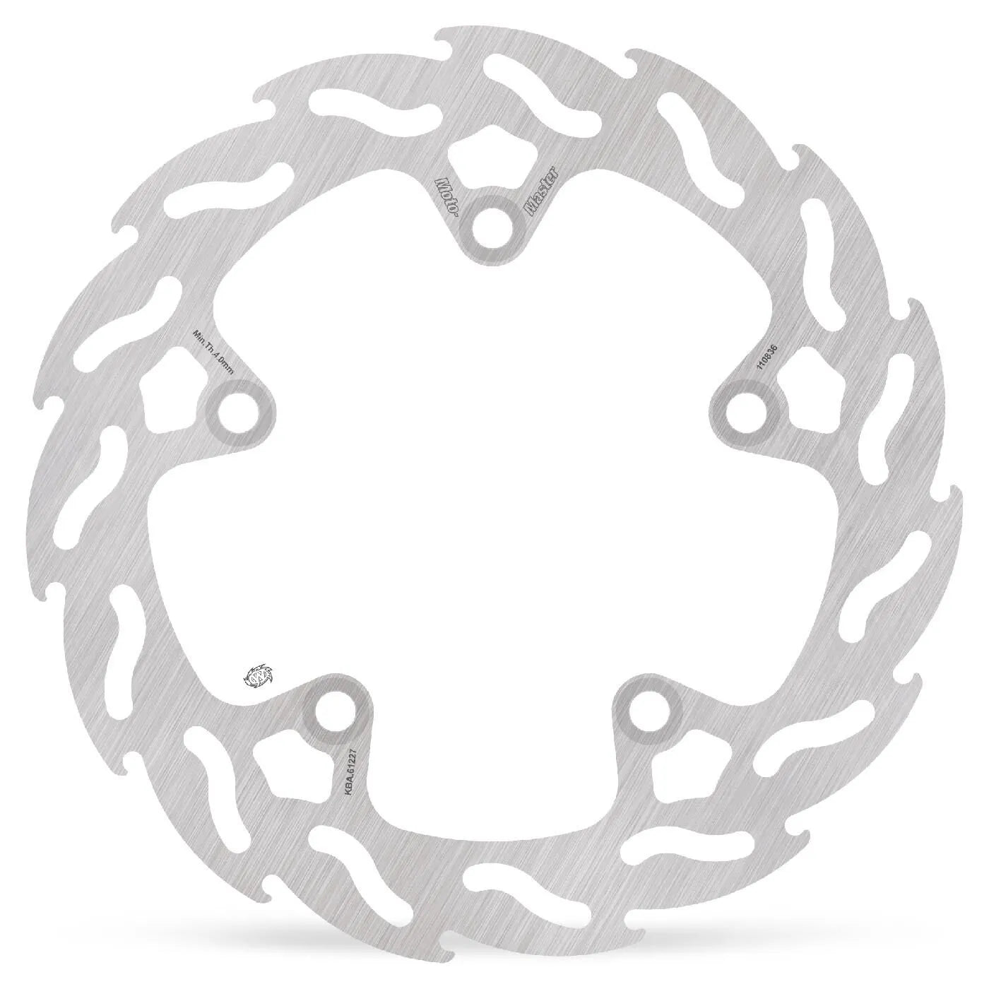 Moto-master Flame Series Fixed Brake Rotor - Rear