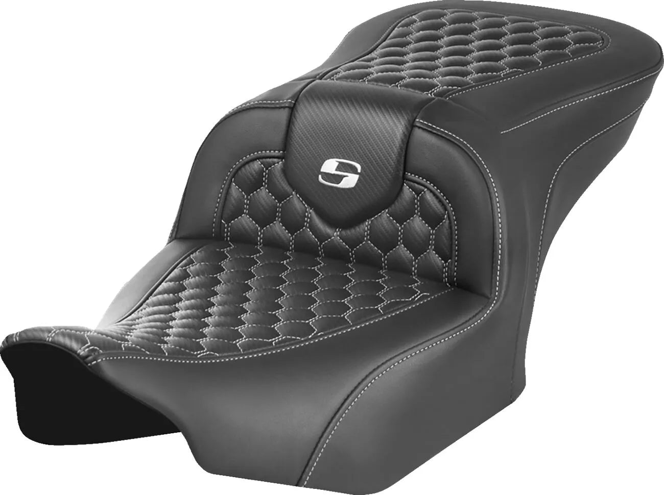 Saddlemen Honeycomb Roadsofa Seat - For Harley Davidson
