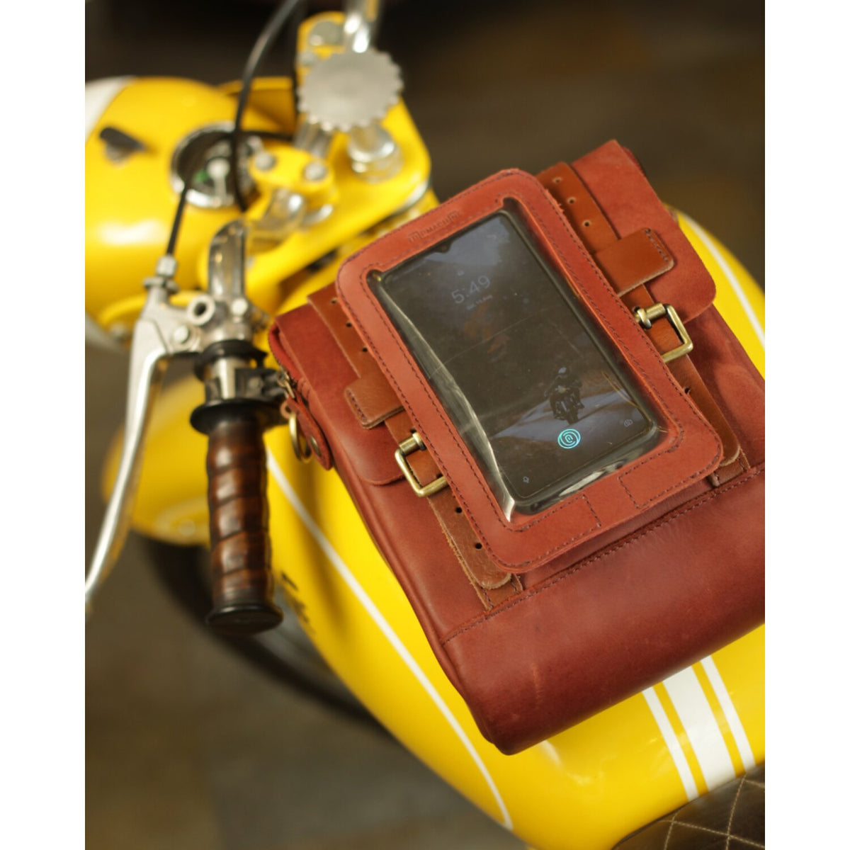 Trip Machine Phone pouch cherry red
