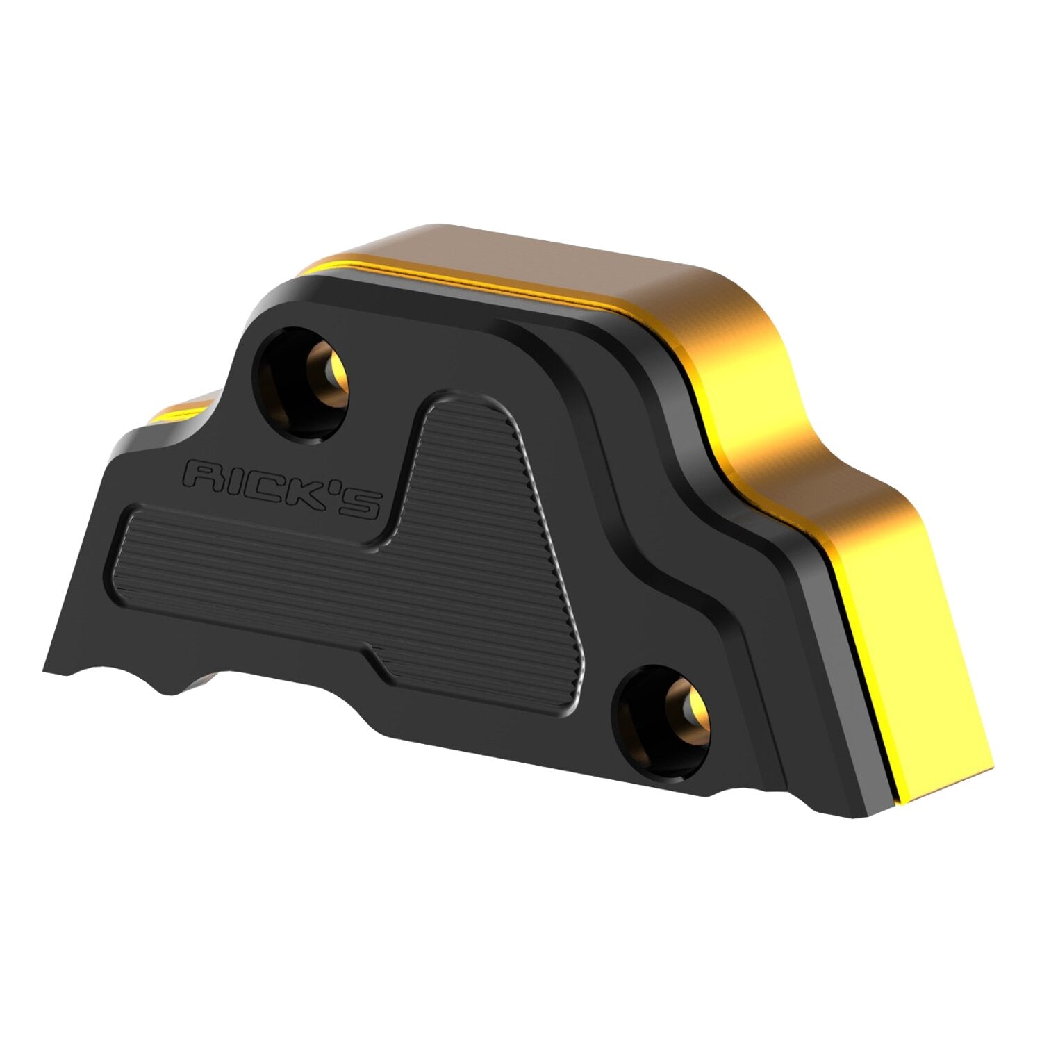 Rick's Motorcycles gear position sensor cover - Black/Gold