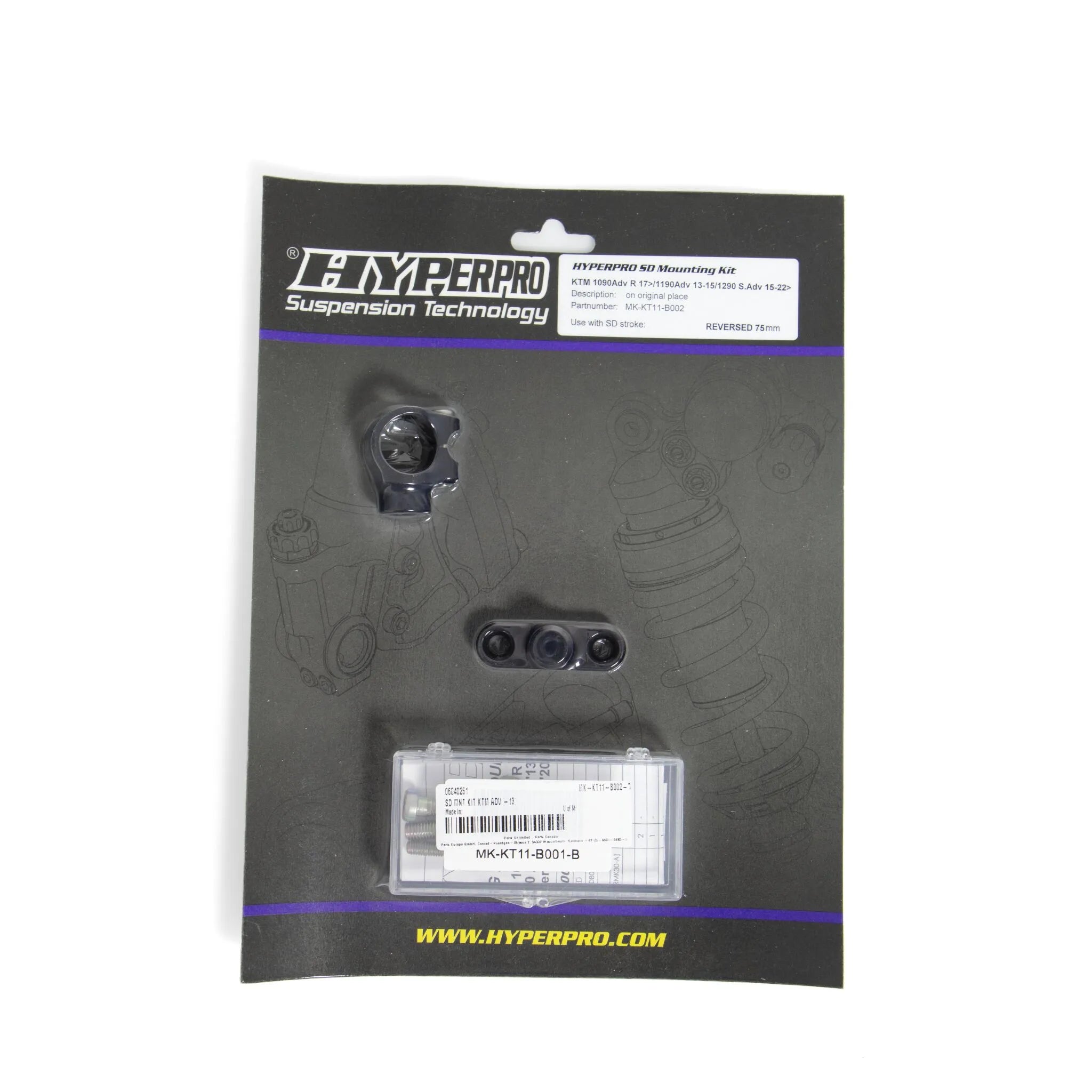 Hyperpro Steering Damper Mounting Kit