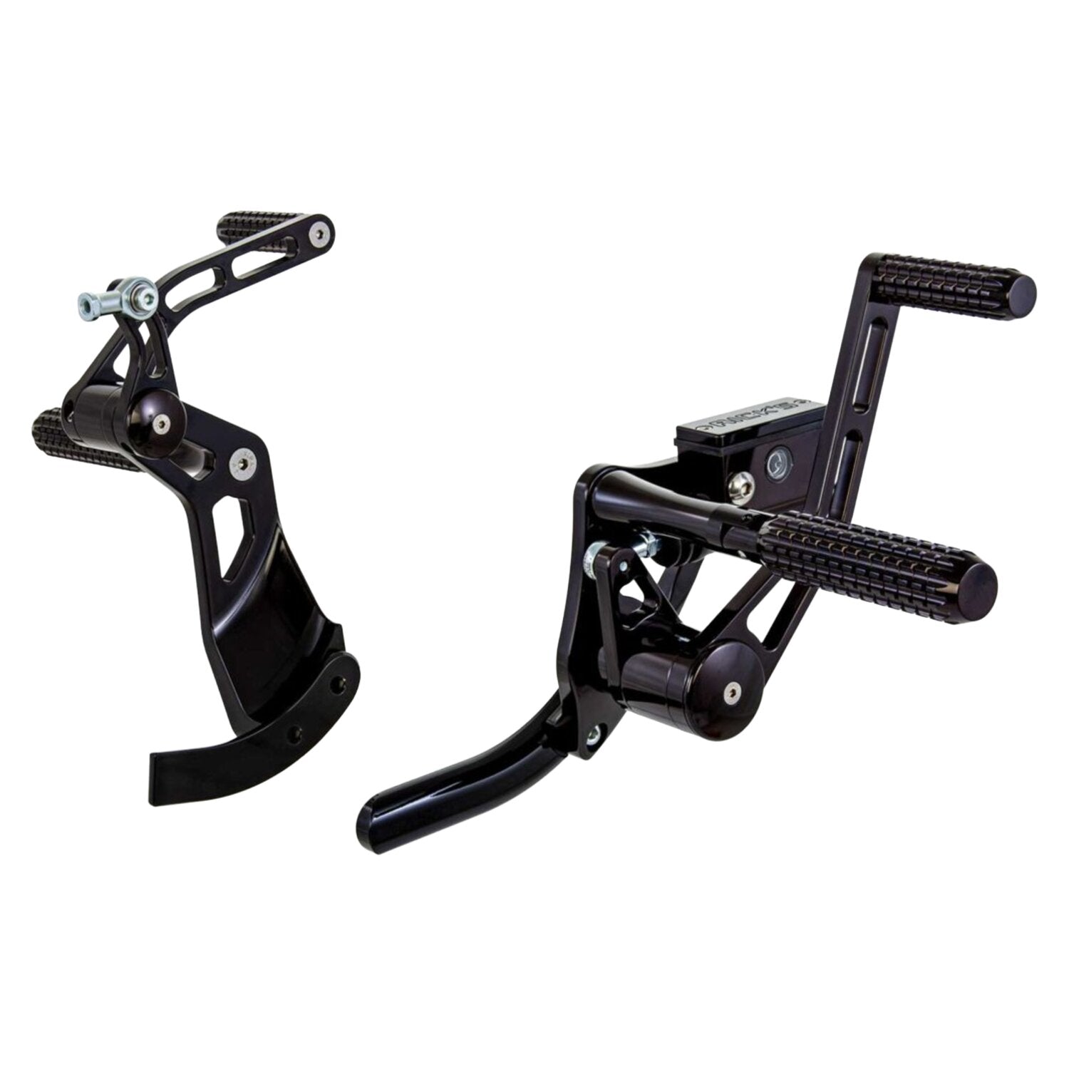 Rick's Motorcycles +4" Forw - control kit - AK 4.7 - Black