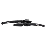 Flo Motorsports MX style brake & clutch lever set - Black