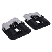 EMD 'Knucklehead style' rocker cover set - Black cut