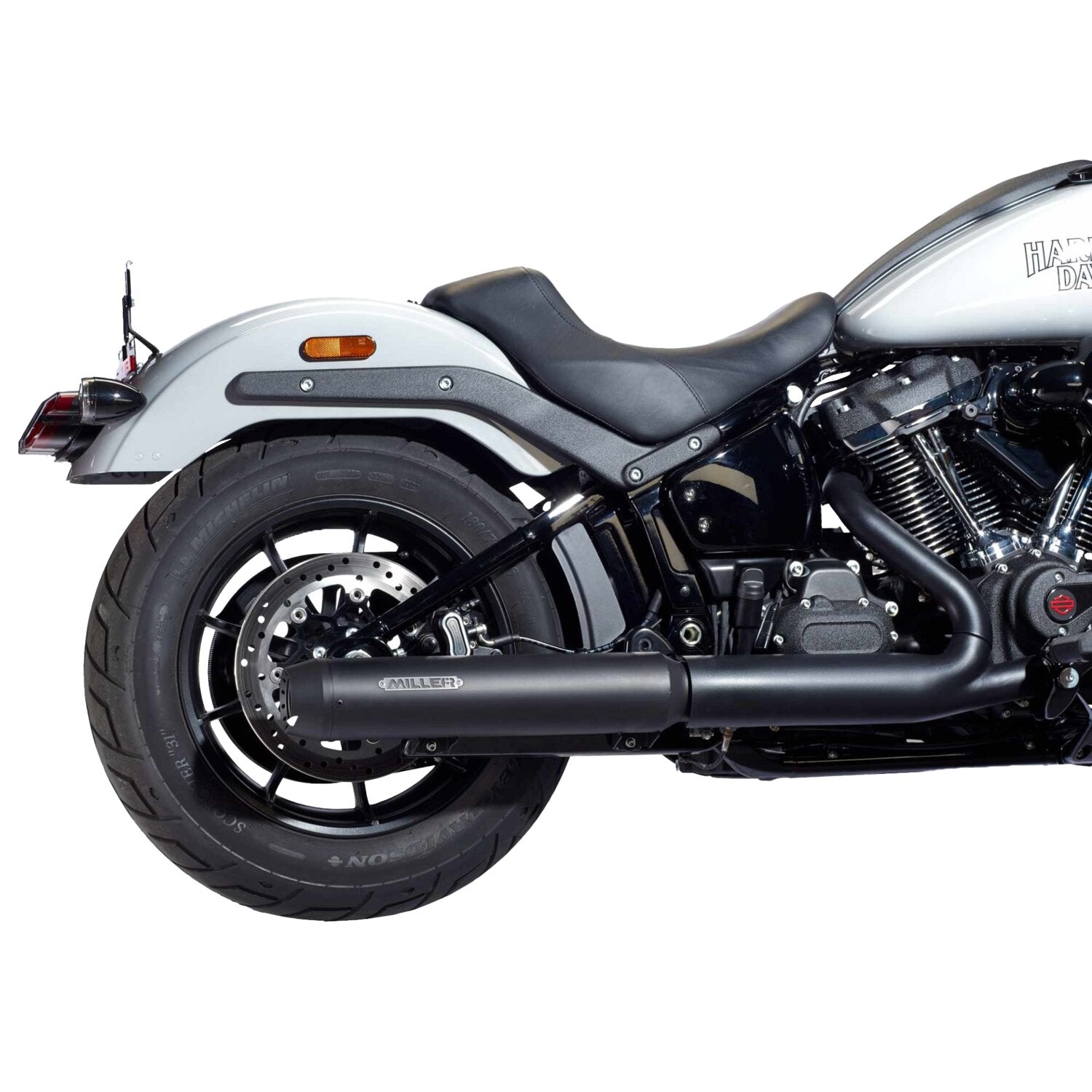 Miller Exhaust Miller Liberty Slip-On black End cap Tapered black