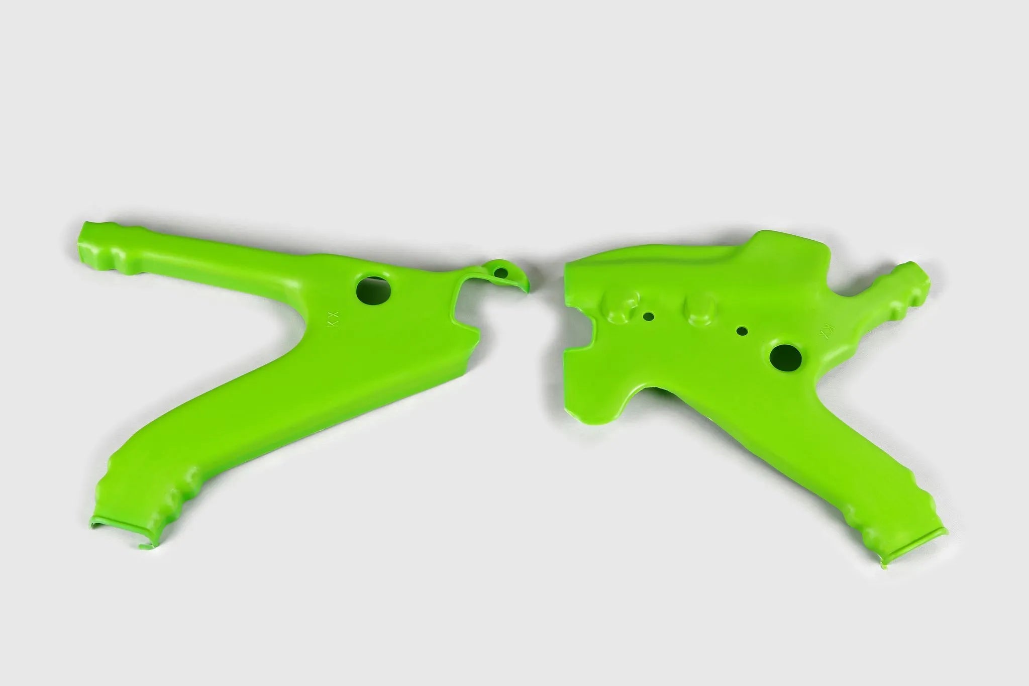 Ufo Green Plastic Frame Guards For Motorcycle Frames
