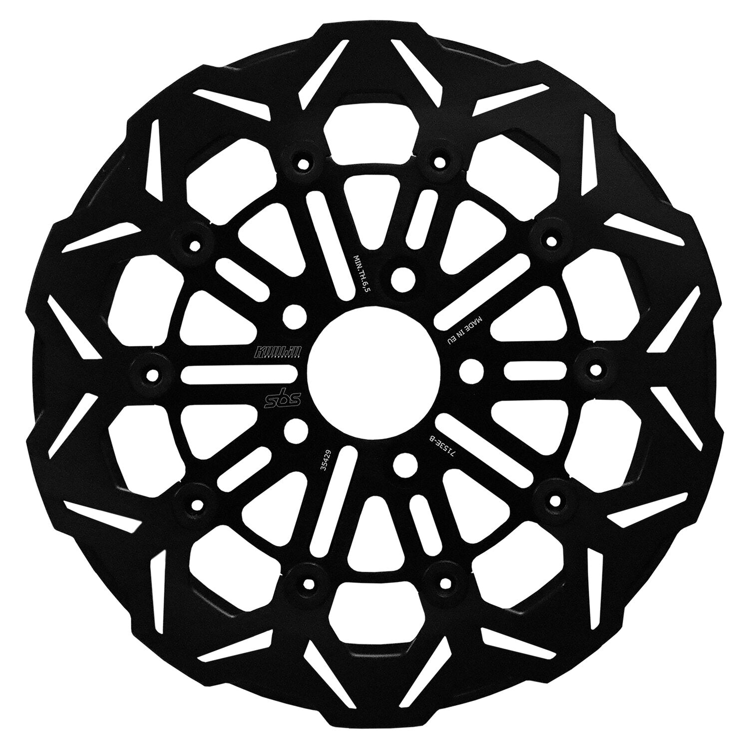 Kodlin by SBS 'V-Design' brake rotor rear - Clear