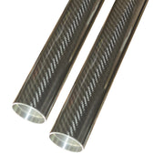 Custom Cycle Engineering Eng - 49mm Stock fork tubes 25 1/2" - Carbon - Black