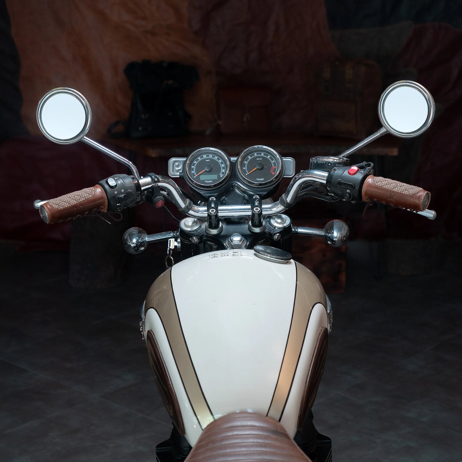 Trip Machine x DGR Haberdash Grips 12cm cognac