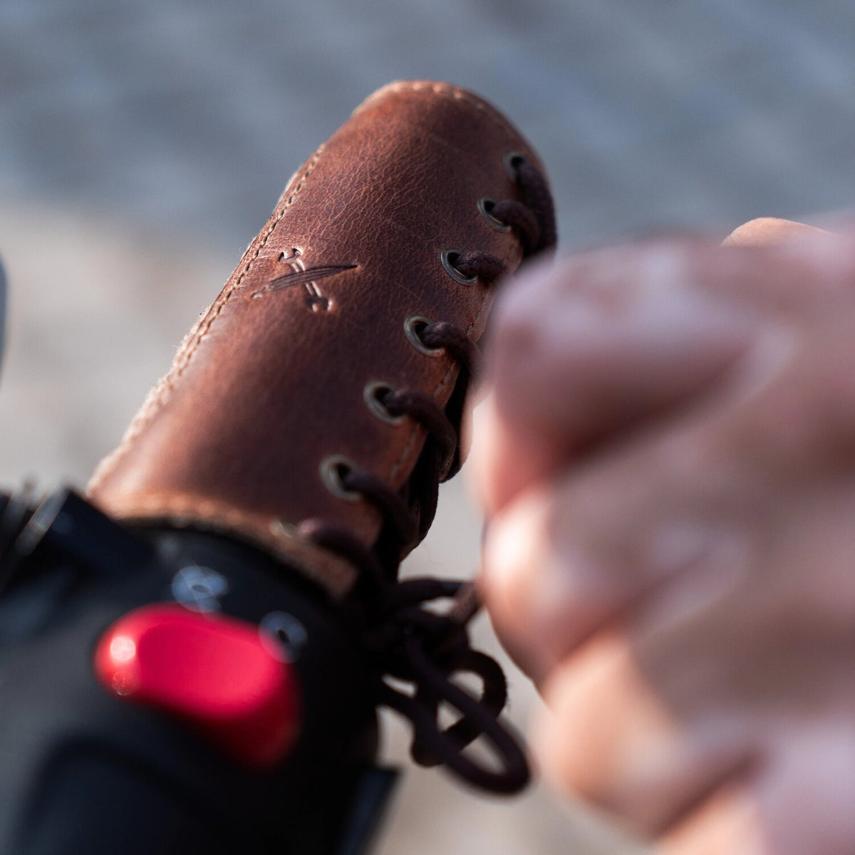 Trip Machine x DGR Haberdash Grips 12cm cognac