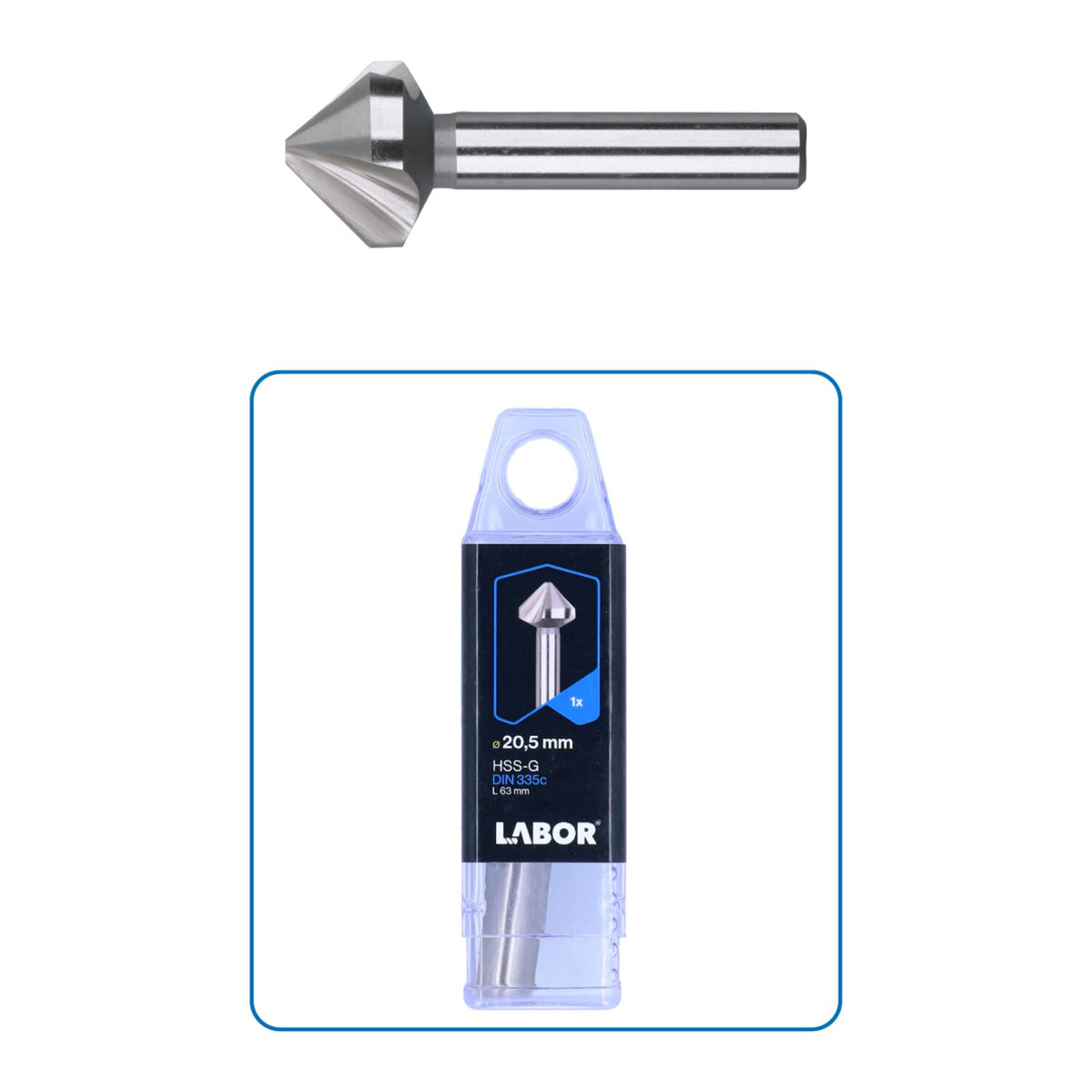 Labor HSS-G Countersink DIN335C ø6.3mm head