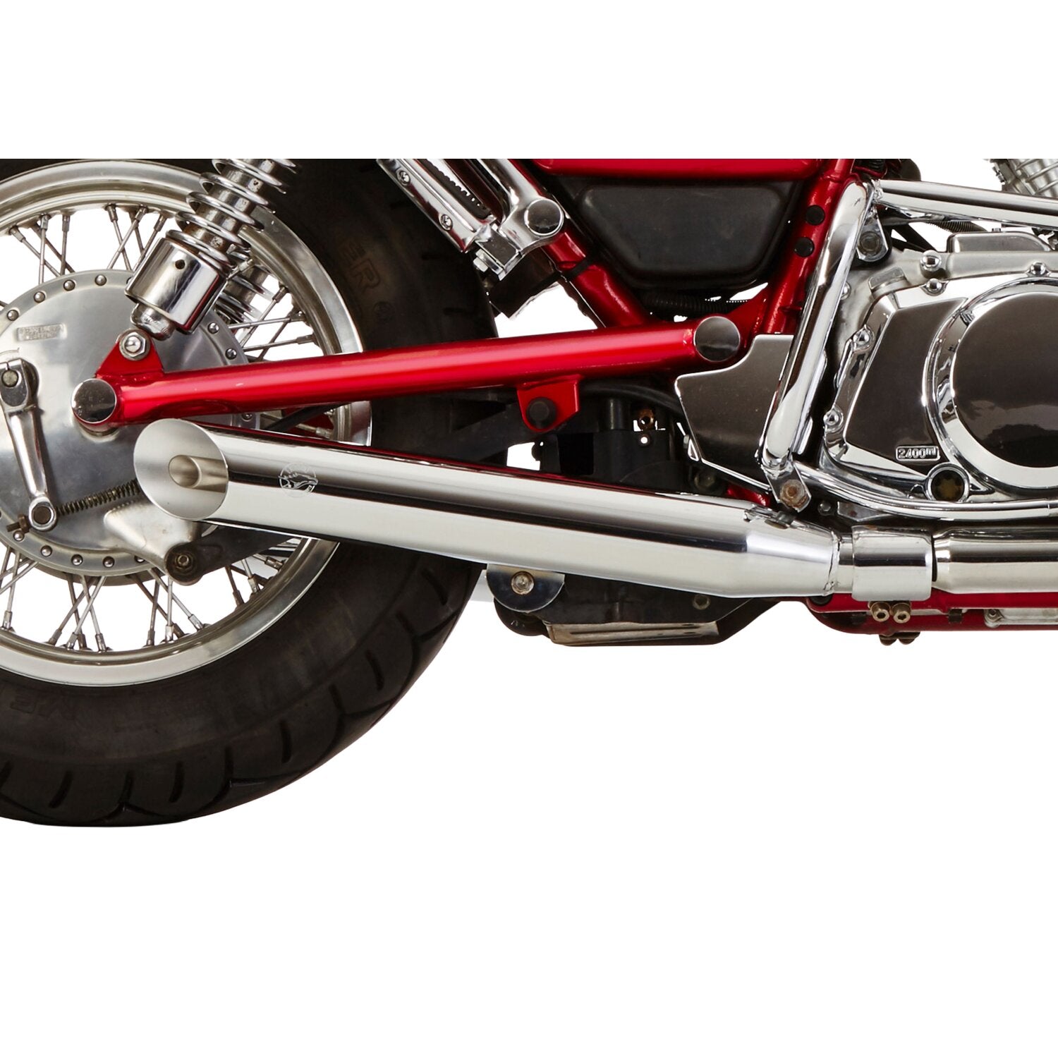 Falcon exhaust Falcon Cromo Line Slip-Ons chrome