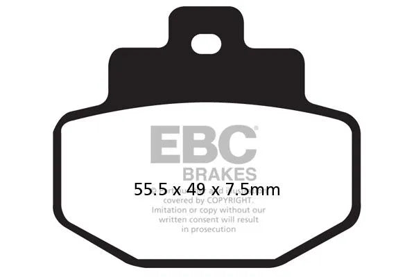 Ebc Sfa-hh Series Sintered Scooter Brake Pads - Rear