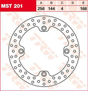 Trw Round Fixed Brake Rotor 250-299mm - Front