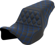 Saddlemen Lattice Stitch Step-up Seat - For Harley Davidson