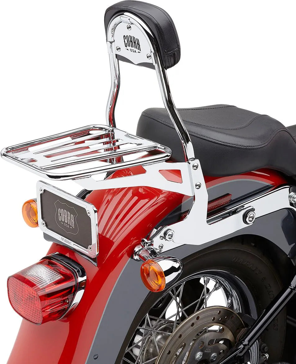 Cobra Detachable Backrest Kit - Chrome Finish