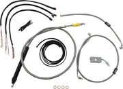 La Choppers Stainless Braided Cable & Brake Line Kit 18"-20"