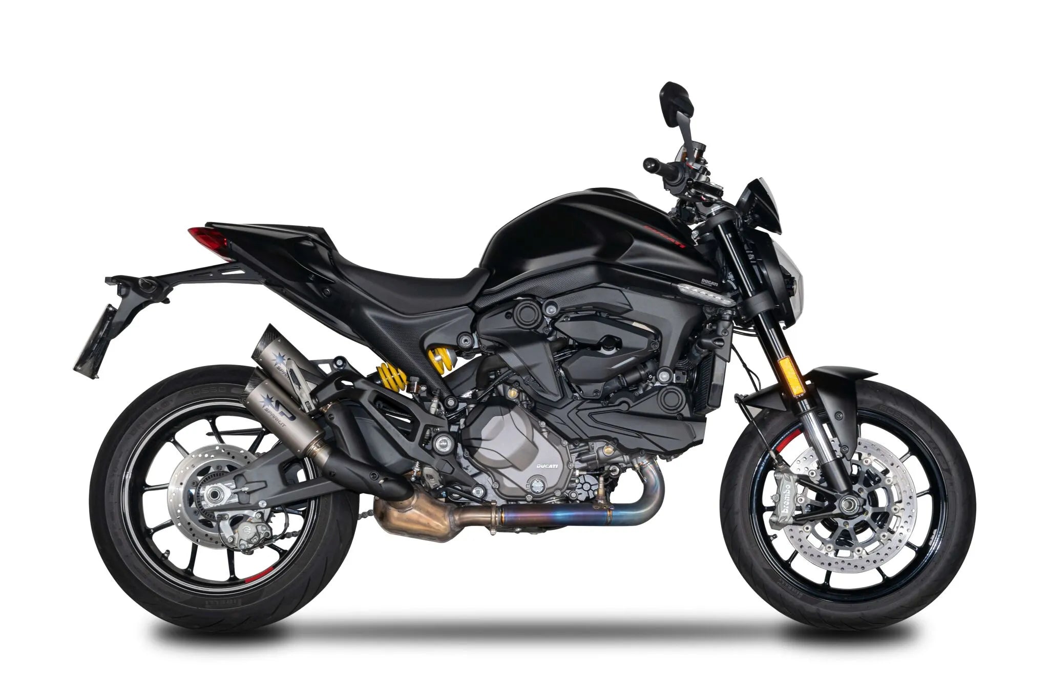 Spark Dyno Slip-on Muffler For Motorcycle - ECE Street Legal Approved