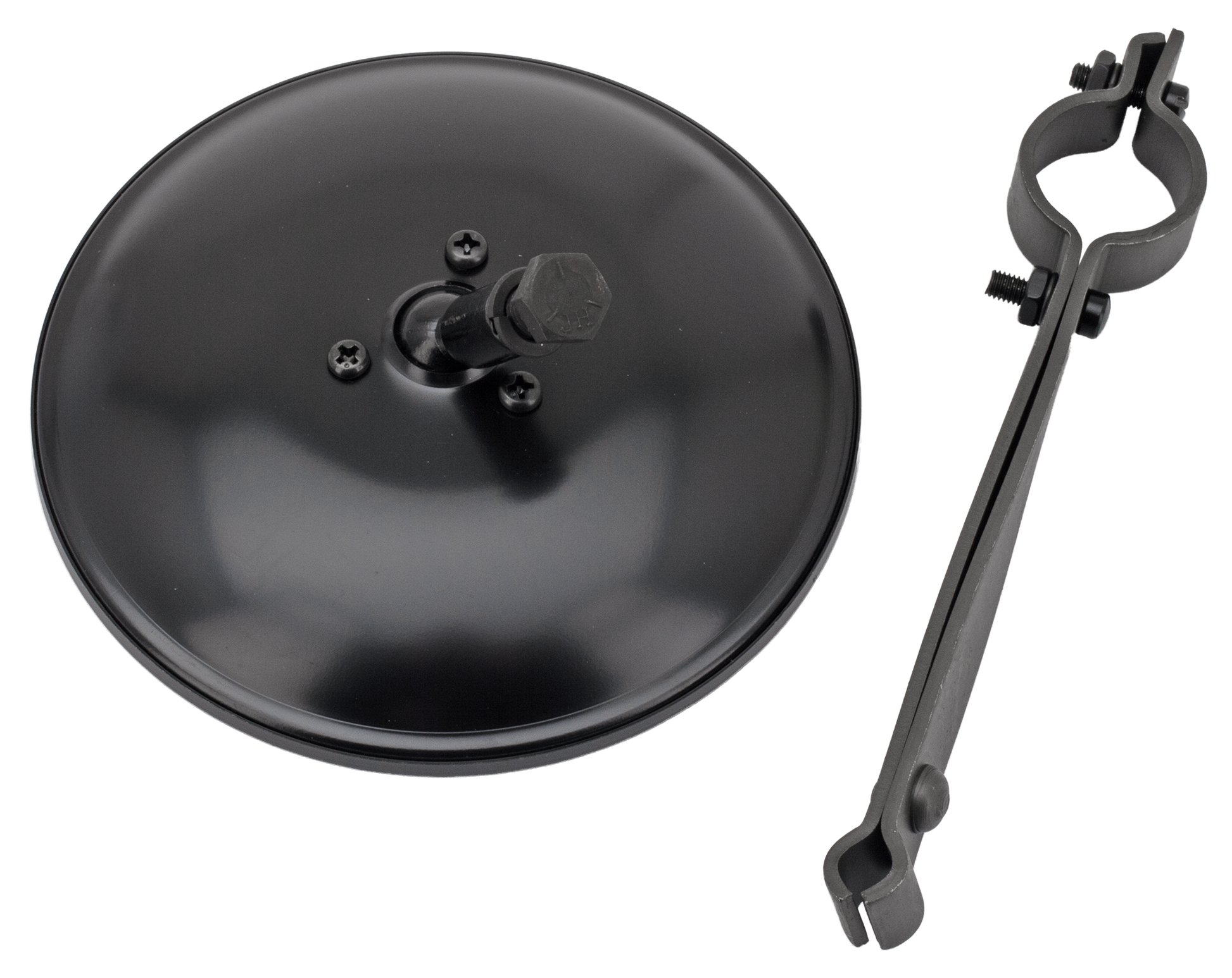 V-Twin Replica Early 5" Round Mirror Black – Handlebar