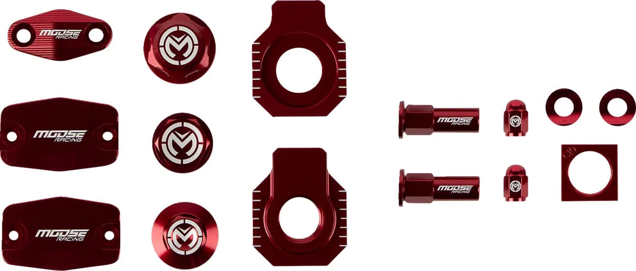 Moose Offroad Bling Pack Kit Red Anodized