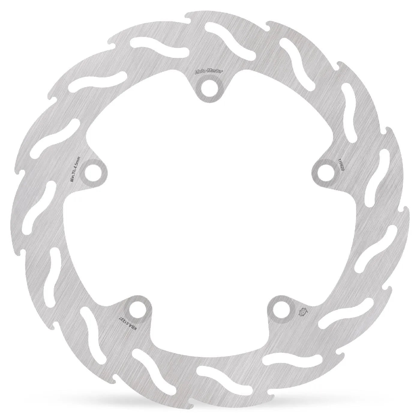 Moto-master Flame Series Fixed Brake Rotor - 245mm - Rear