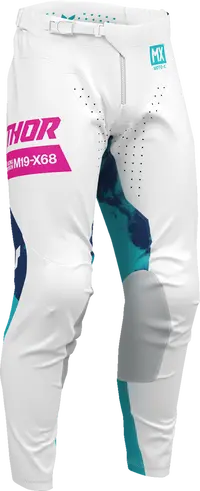 Thor Launchmode Bleach Pants - Blue/Pink/White/Aqua
