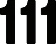 Factory Effex Pro Numbers Plate Graphic - Black
