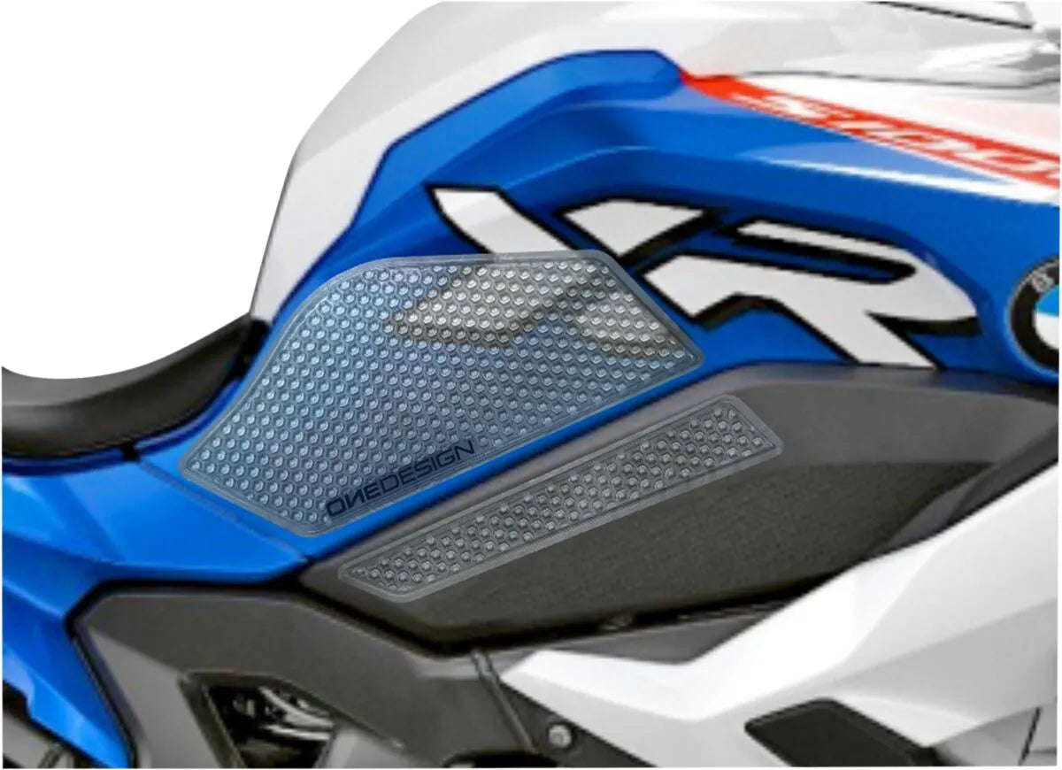 Onedesign Tank Grip For Bmw Motorcycles - Clear Resin